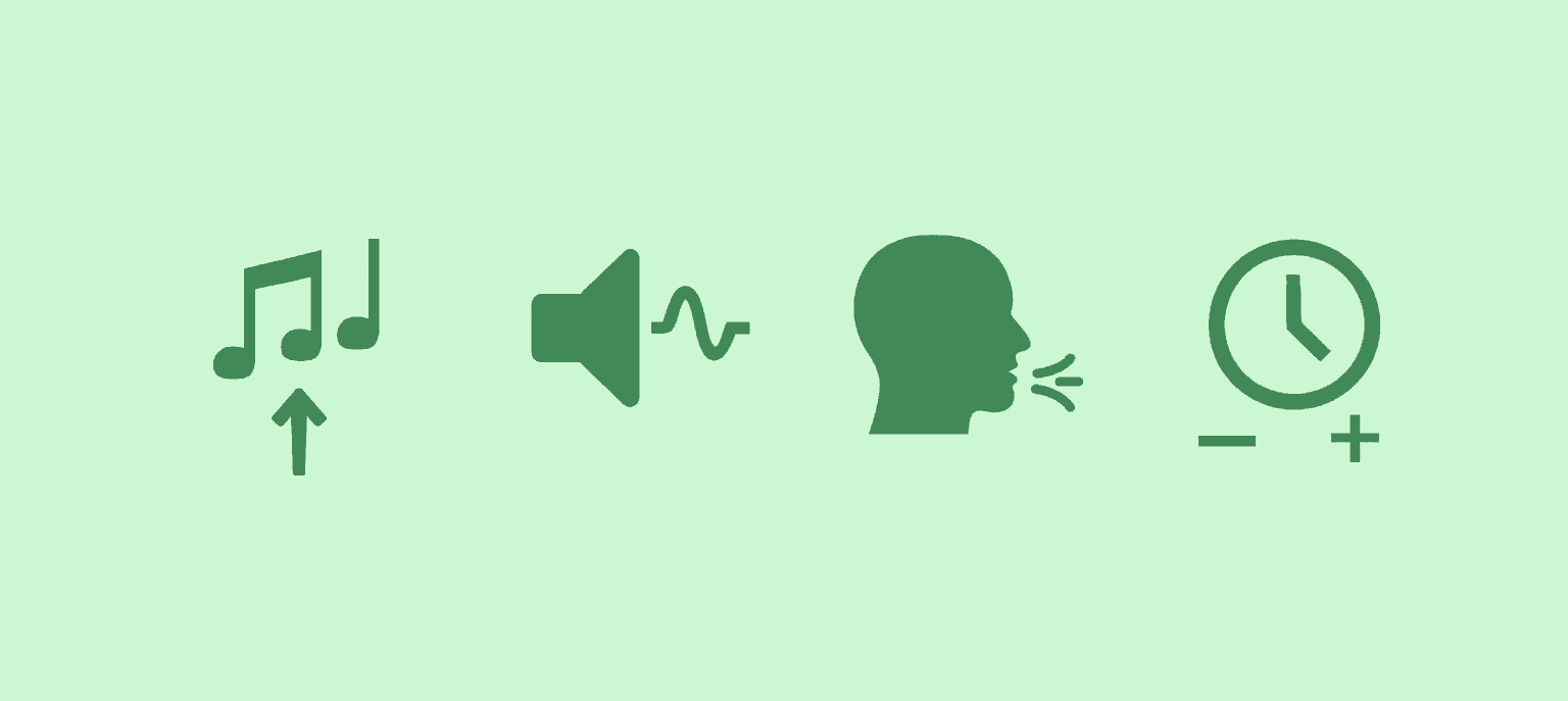 Four features of trustworthiness in a synthetic voice